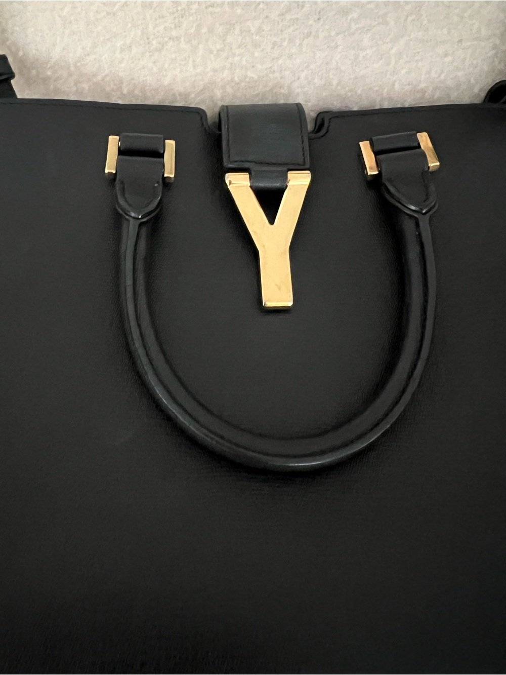 Yves Saint Laurent YSL Black OTL Sac Ligne Y - Excellent Condition - Picture 4 of 11